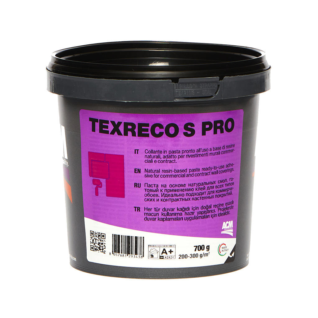 Adeziv tapet TEXRECO S PRO 700 GR - Gata preparat, potrivit pentru tapet de dimensiuni mari