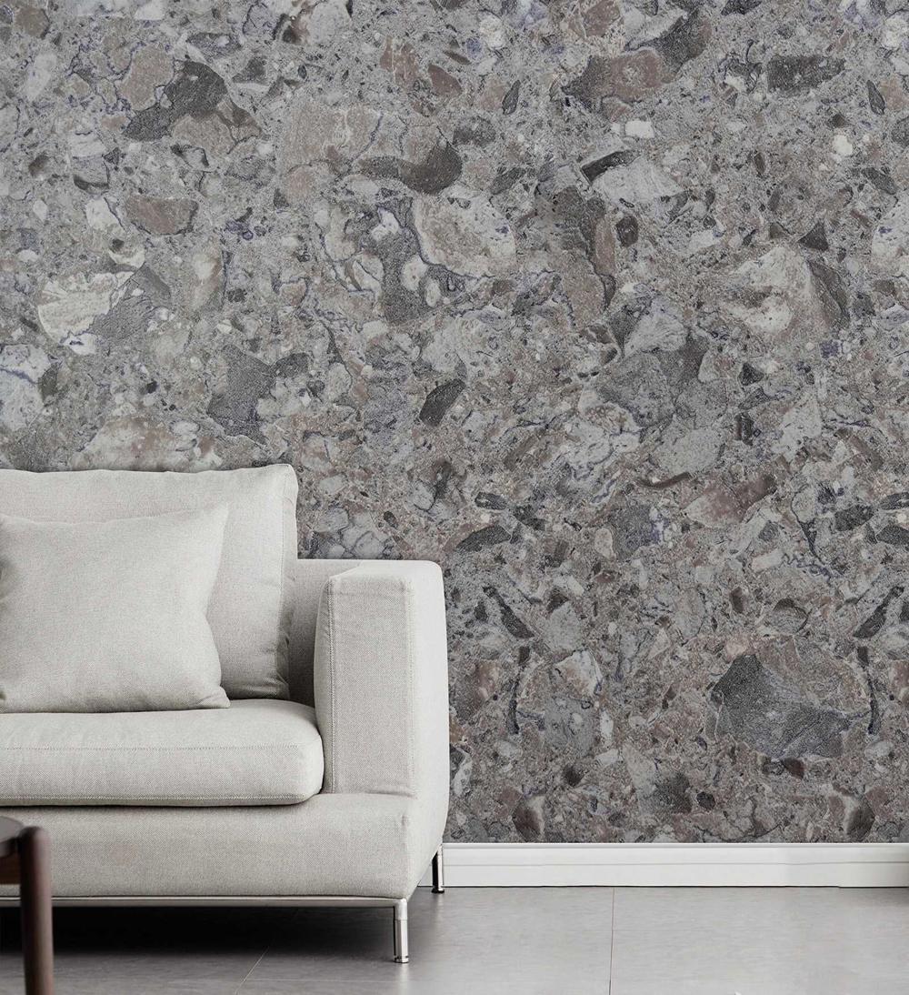 Autocolant decorativ pentru mobila si perete model marmura gri 67.5cm x 2m