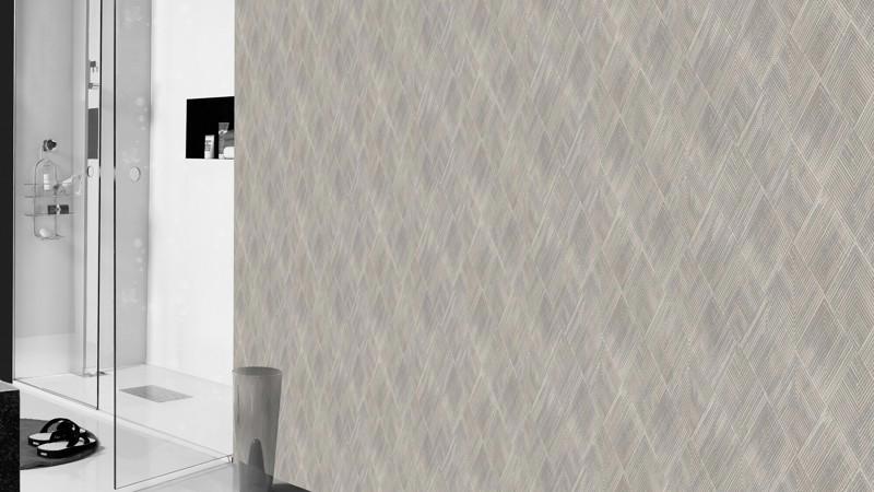 Tapet Rasch colectia Perfecto VI model geometric argintiu cod 844115