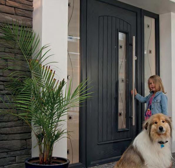 Usa intrare Palladio Rome negru TG136 satinat